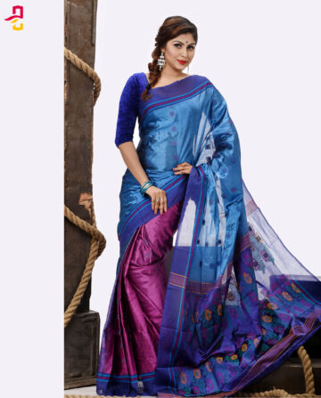 Pure Soft Silk Tangail Sari (সফট সিল্ক শাড়ি) HHS-481