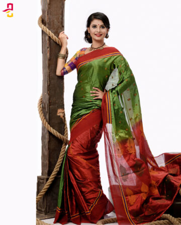 Pure Soft Silk Tangail Sari (সফট সিল্ক শাড়ি) HHS-489