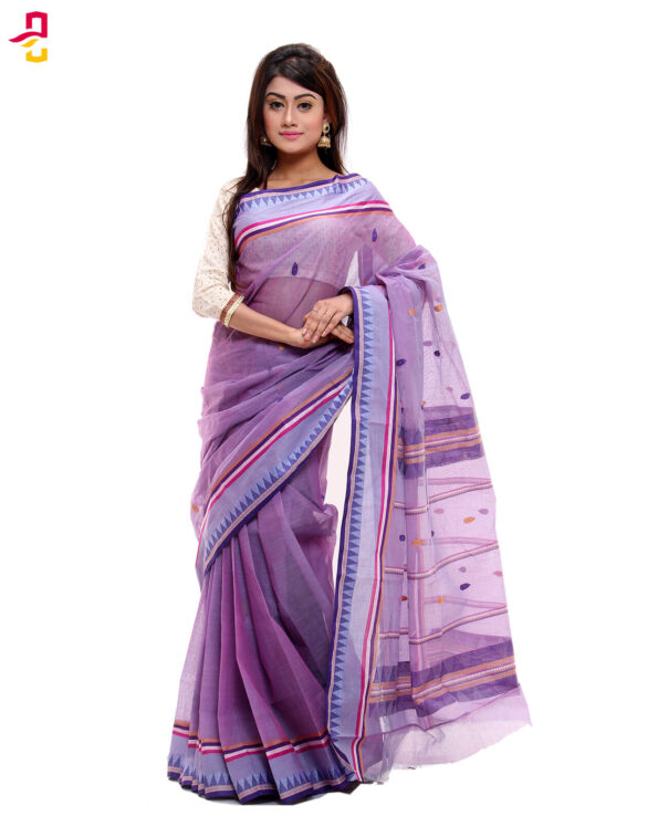 Muslin Gas Cotton Tangail Sari (গ্যাস সুতি শাড়ি) HMC-56