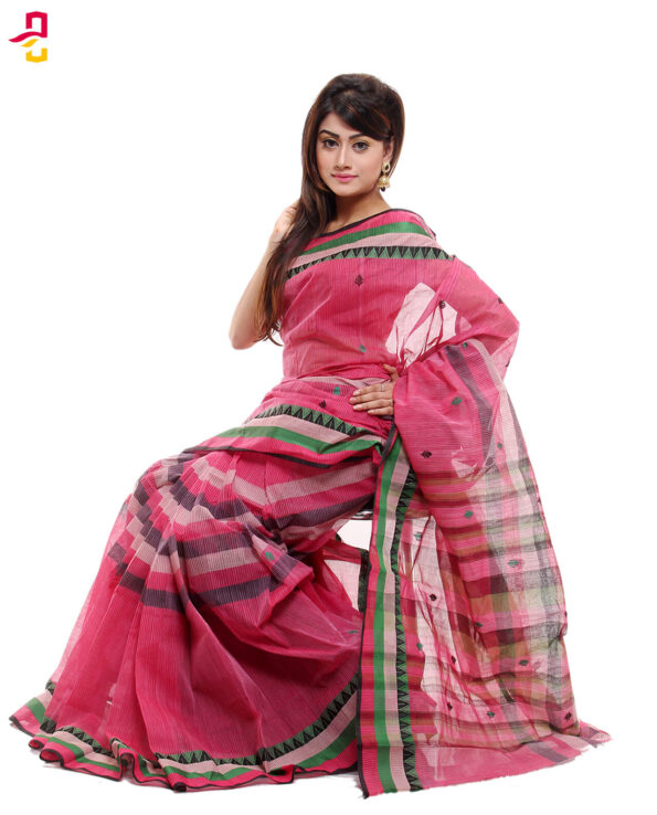 Pure Soft Cotton Tangail Sari (সুতি শাড়ি) HMC-60
